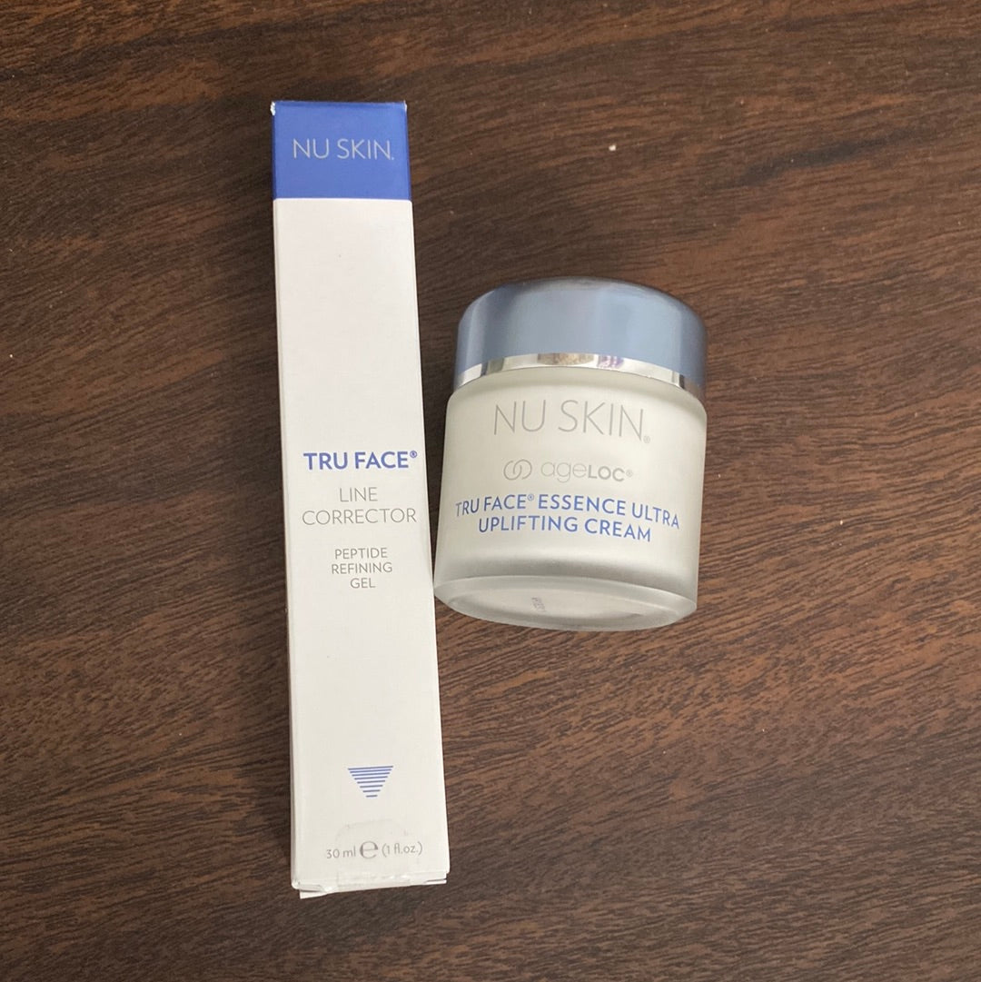 Uplifting cream and line corrector sale combo