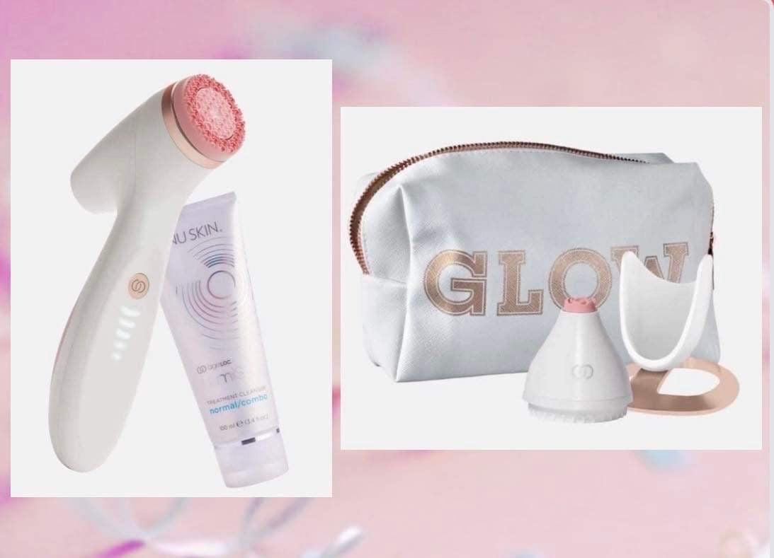 Rose gold Lumispa and accessories