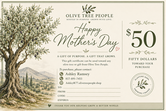 $50 Mother’s Day certificate