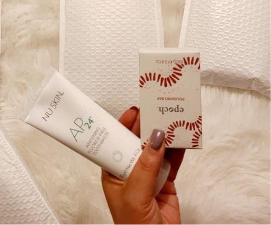 Polishing bar and toothpaste bundle